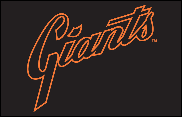 San Francisco Giants 2007-2008 Batting Practice Logo vinyl decal